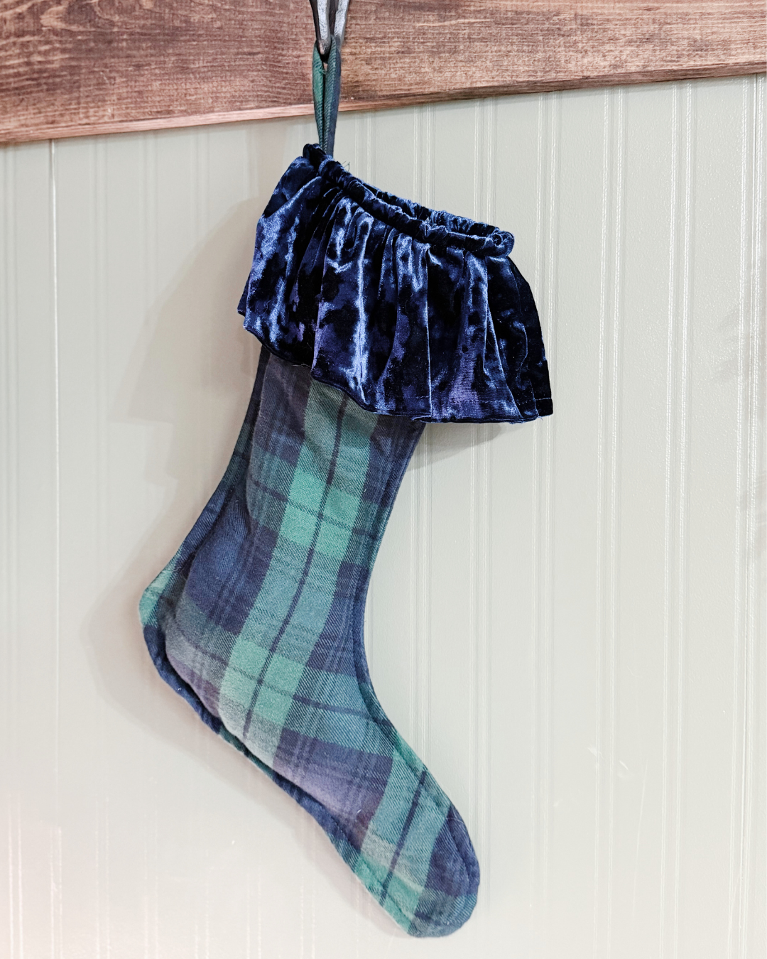 Tartan & Velvet Christmas Stocking