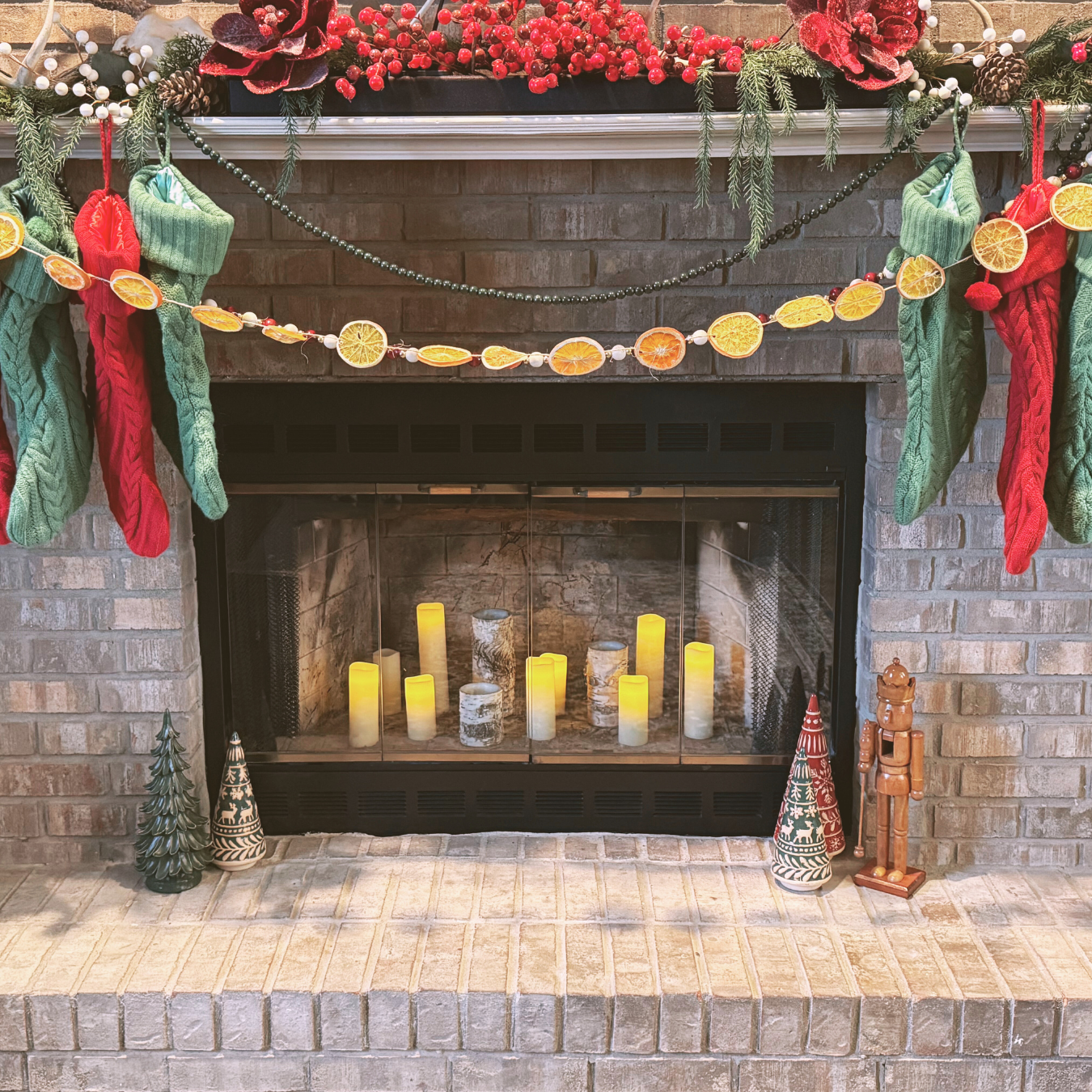Orange Slice Garland 6ft