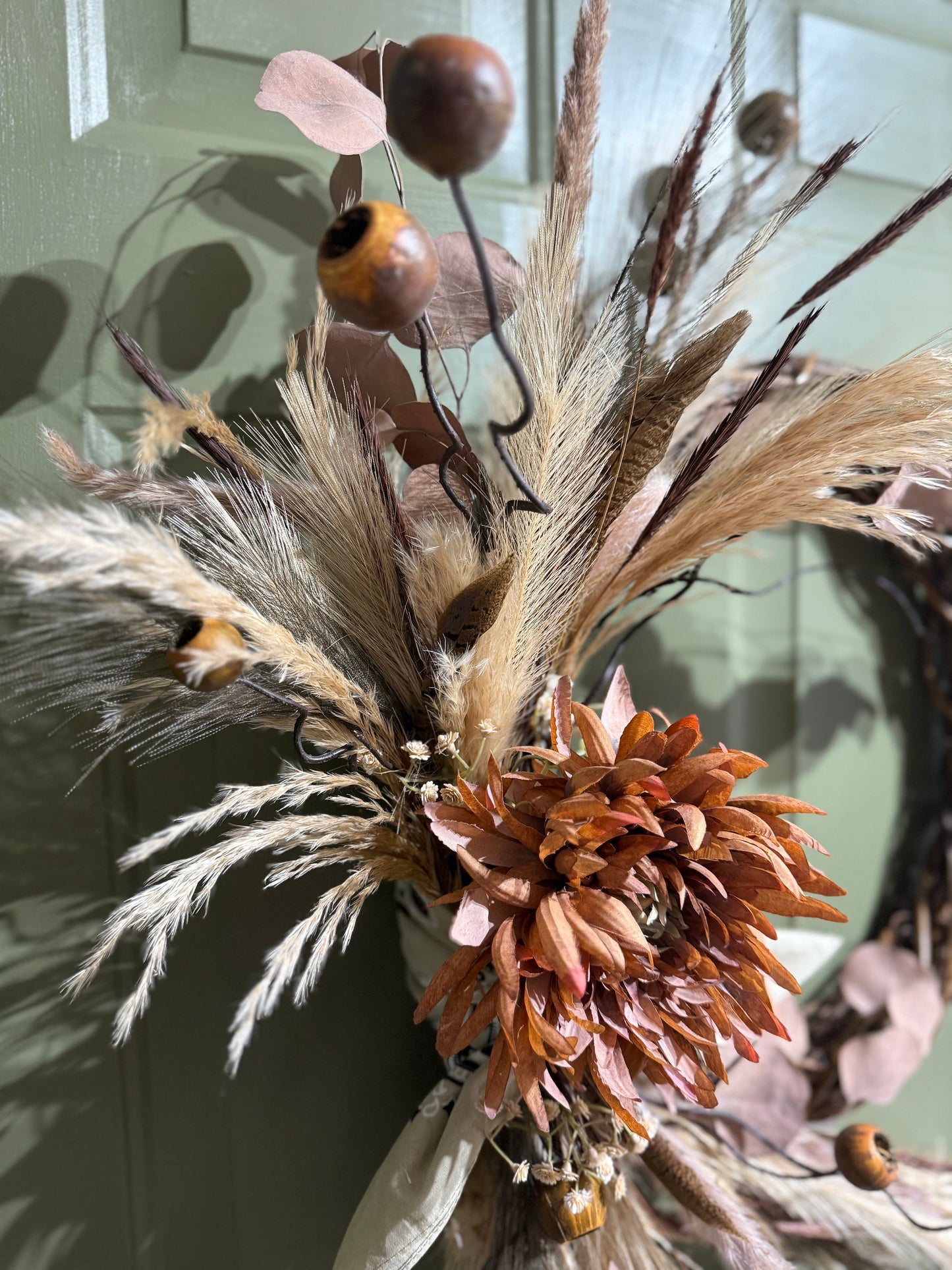 Rustic Neutral Beauty – 20” Western-Inspired Fall Wreath