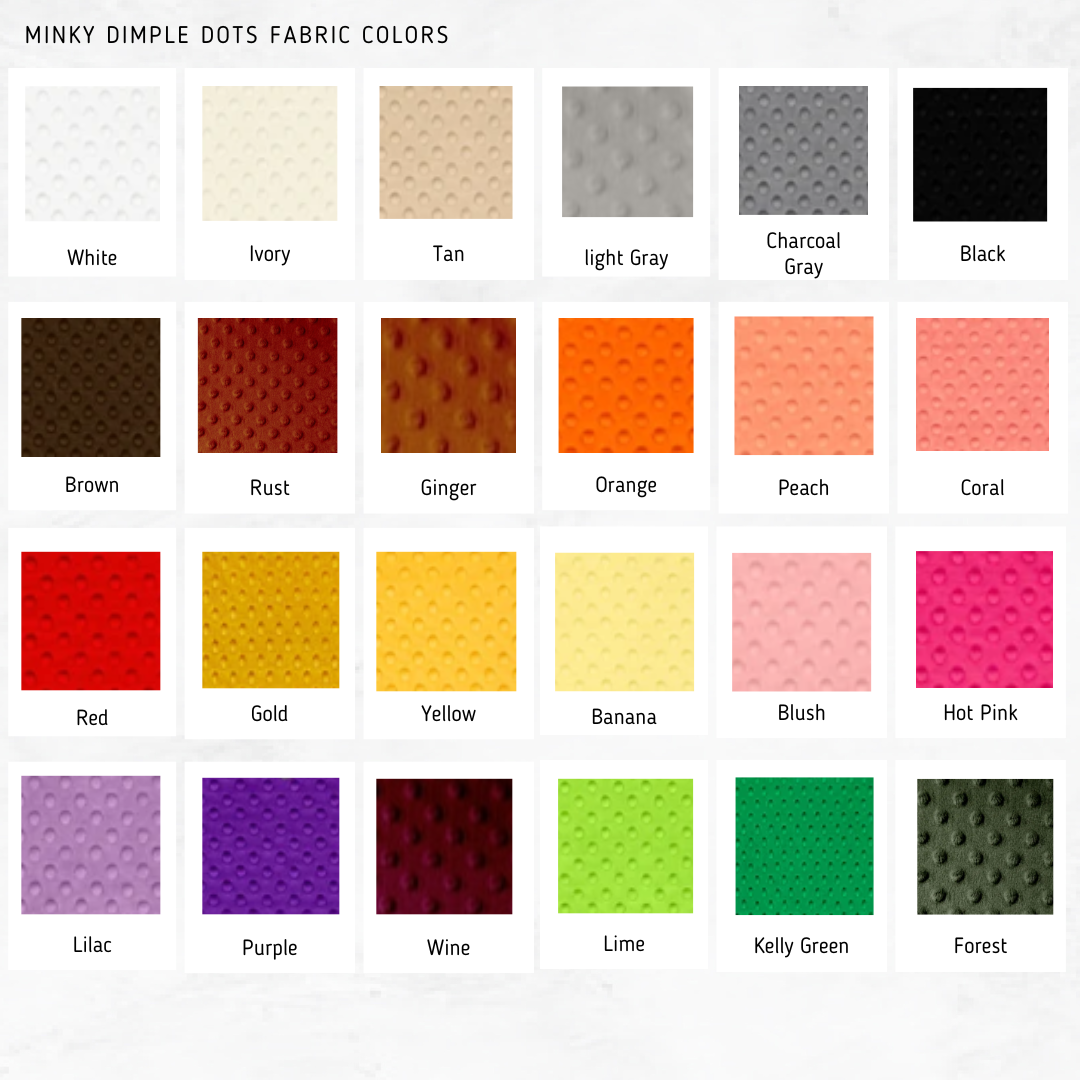 Quilt Blanket, Minky Back