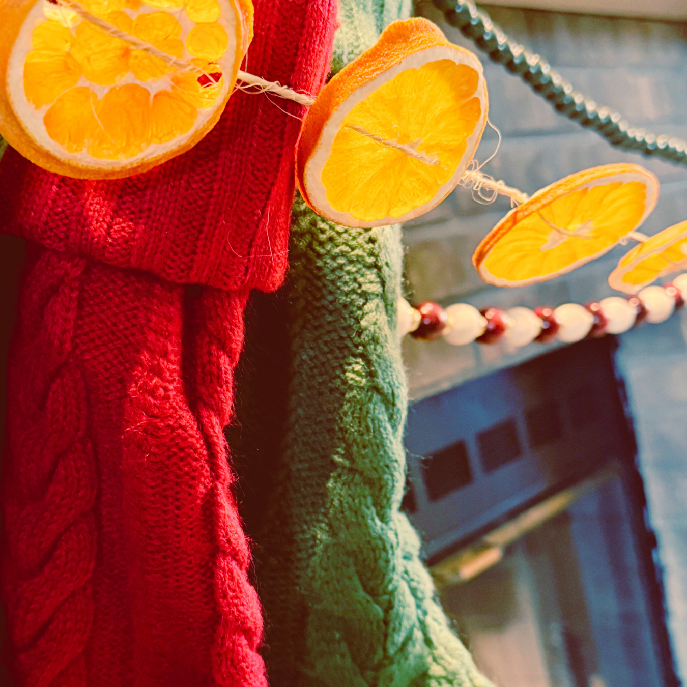 Orange Slice Garland 6ft