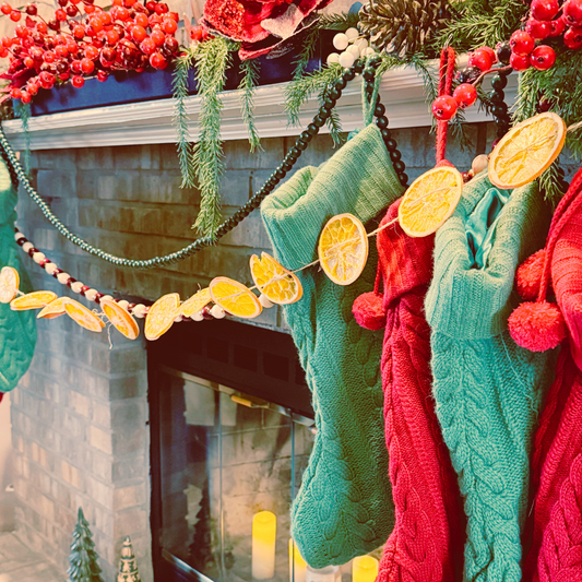 Orange Slice Garland 6ft