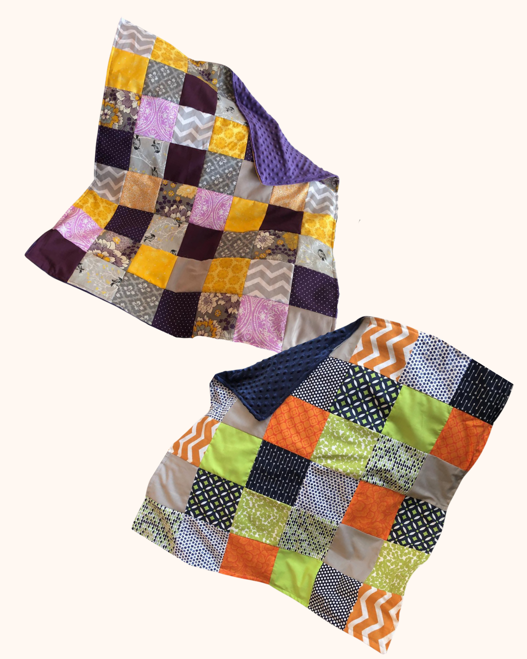 Quilt Blanket, Minky Back