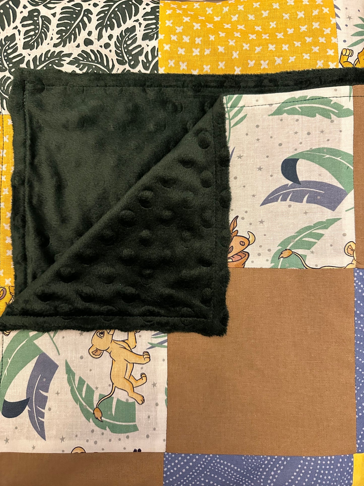 Quilt Blanket, Minky Back