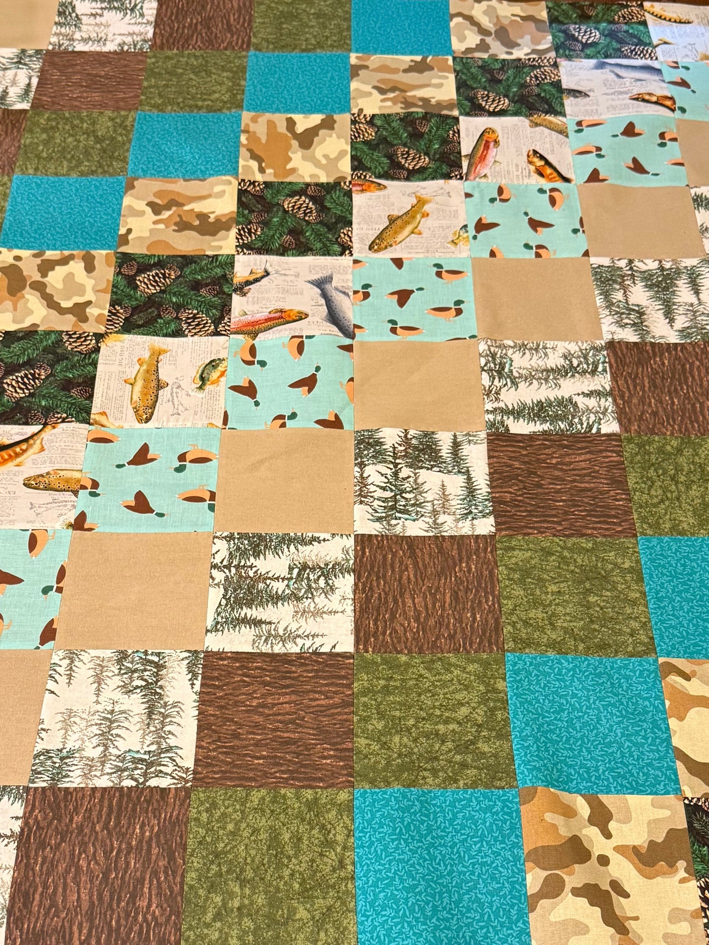 Quilt Blanket, Minky Back