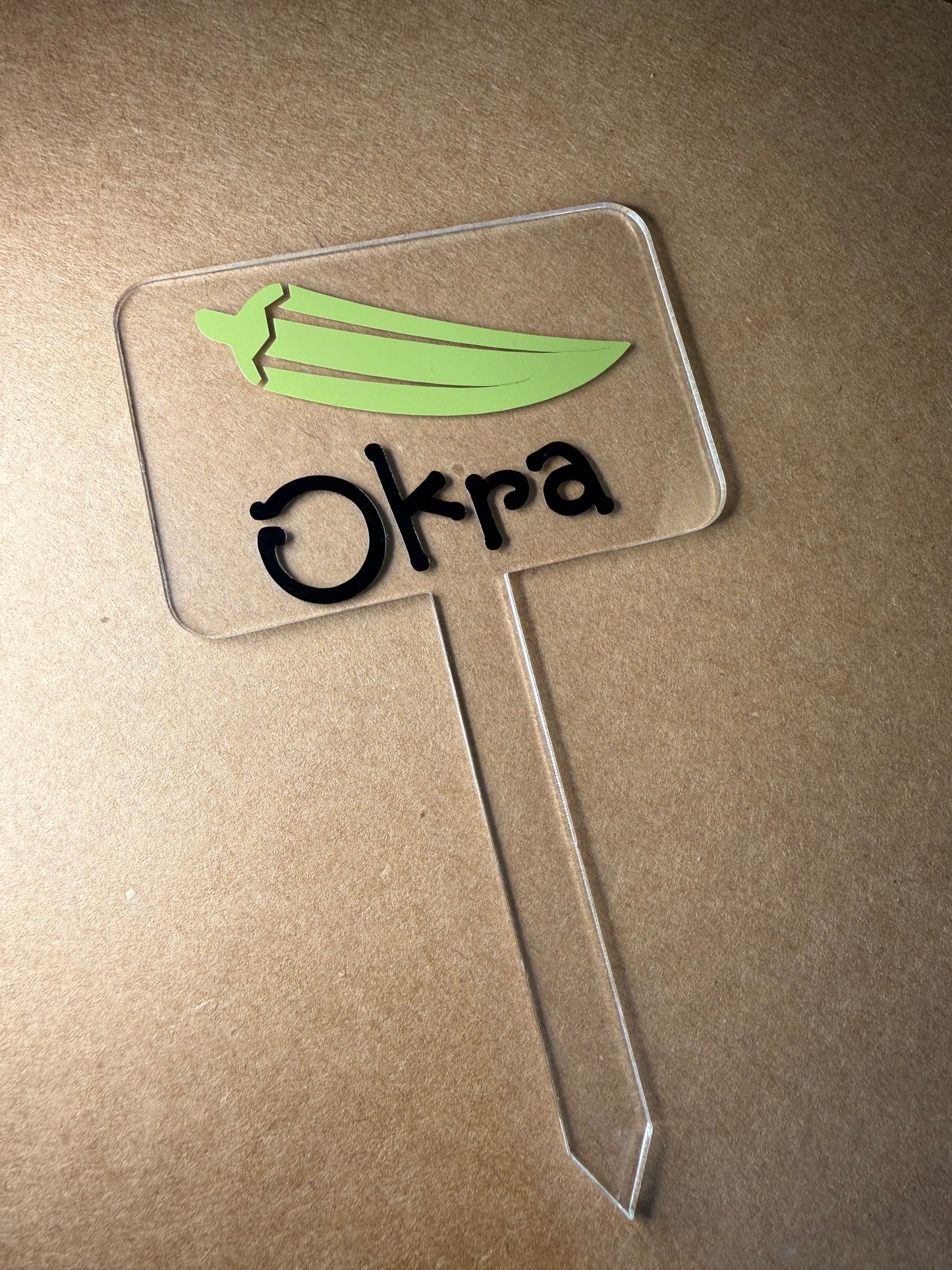 Acrylic Garden Markers