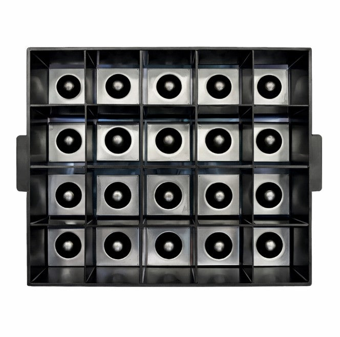 20-Cell Soil Block Maker | Handheld Seed Starting Tool for Stronger Seedlings